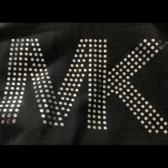 Woman’s Michael Kors MK Stud Logo Hoodie Dress, or Tunic hoodie. L. Pre-owned - Picture 3 of 6